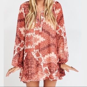 Show Me Your MuMu Jamie Tunic in Happy Henna